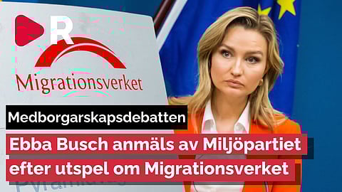 Riks Live: Debatten om medborgarskap: Ebba Busch KU-anmäls