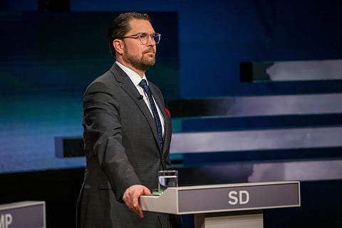 Sverigedemokraternas partiledare Jimmie Åkesson. Foto: SPA