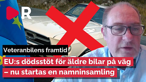 EU vill tvinga dig skrota din veteranbil – Förbundet startar namninsamling
