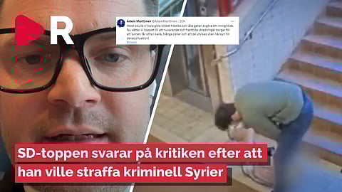 Vänsterraseri mot SD-ledamot som ville straffa kriminell Syrier