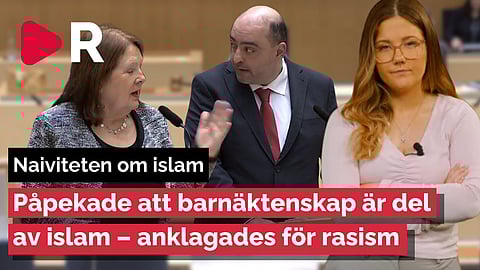 Raseri i riksdagen när SD-politiker kritiserade islam – "Rasism"