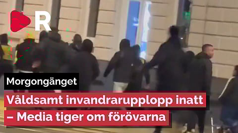 Morgongänget: Våldsamt invandrarupplopp inatt – Media tiger om förövarna