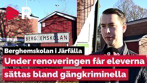 Raseri när skolbarnen i Järfälla skickas till kaosskola