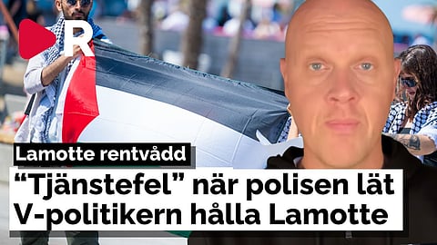 Joakim Lamotte går fri – V-politiker misstänks för misshandel och rån