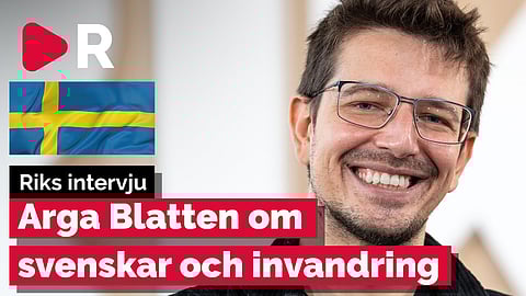 Den Arga Blatten intervjuas på Riks om invandring och Sverige