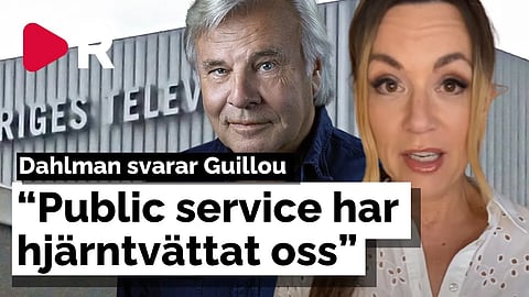 Carolin Dahlman sågar Jan Guillou: SVT är fortfarande vänstervinklat