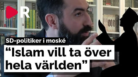 Sverigedemokraten på besök i moské: "Islam är en våldsam ideologi"