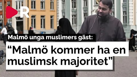 Malmös unga muslimers gäst: “Malmö kommer ha en muslimsk majoritet”