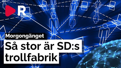 Morgongänget: Så stor är SD:s trollfabrik