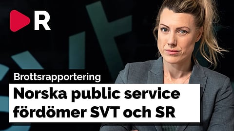 Så mörkar SVT invandrarbrotten – Kritiseras av norska kollegor