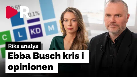 Ebba Busch och Kristdemokraterna krisar i opinionen