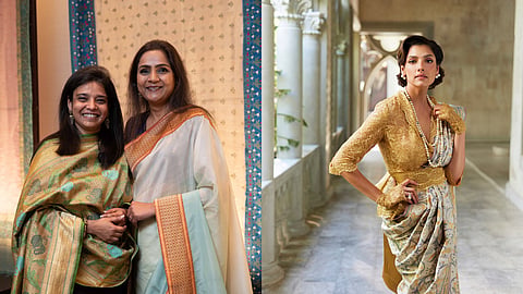 Swati & Sunaina Banarasi Sari