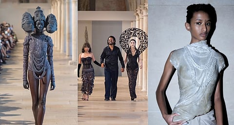Stills have Devi by Rahul Mishra and the Divinity breastplate by Gaurav Gupta