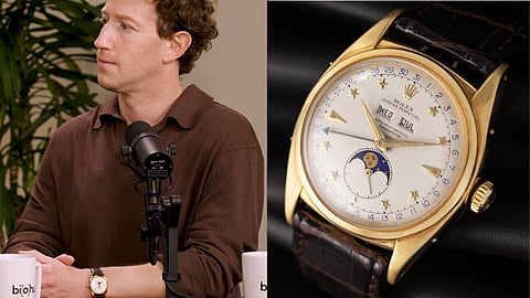 Mark Zuckerberg Rolex 6062 Stelline