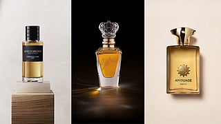 Dior Bois d'Argent, Clive Christian No. 1 Imperial Majesty and Amouage Gold Man luxury perfumes