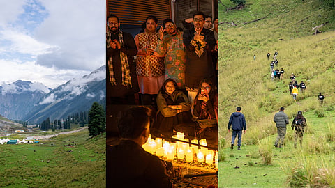 founders and investors in the Kashmir mountains