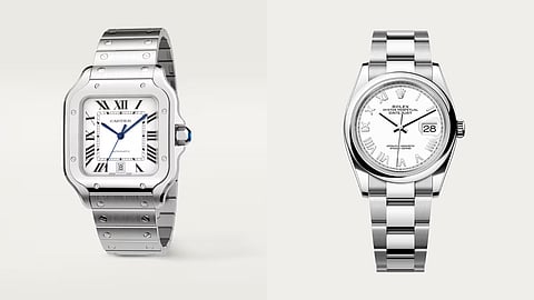 Cartier Santos vs Rolex Datejust