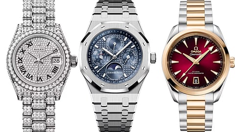5 Omega, Rolex and Audemars Piguet Watches