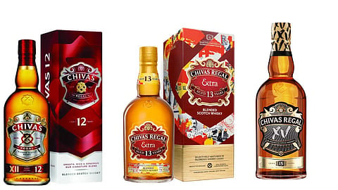 Chivas Regal Whisky Bottles