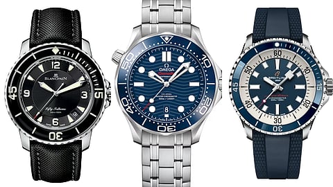 5 Luxury Watches Like Rolex Submariner: Blancpain Fifty Fathoms, Panerai Submersible, Omega Seamaster