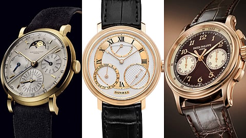 Richard Mille, Patek Philippe, George Daniels Watches