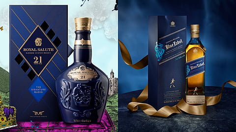 Royal Salute 21 vs Johnnie Walker Blue Label Whisky