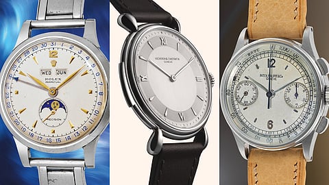 5 Iconic Watches Rolex Padellone, Vacheron Constantin American 1921
