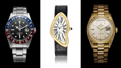 Rolex Day-Date, Cartier Crash, A. Lange Sohne Datograph