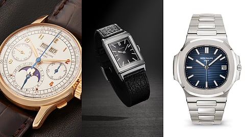 Patek Philippe Ref. 1518, Jaeger-LeCoultre Reverso, Rolex Cosmograph Daytona Ref. 6263 watch