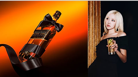 Johnnie Walker Black Label Whisky K-Pop BLACKPINK Rose Collaboration