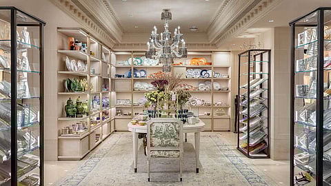 The interior of the newly-opened CASA OMA store at Khan Market