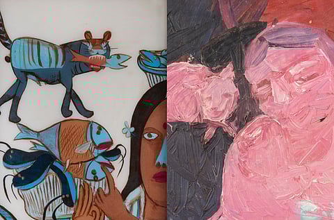 Artworks at The Many Lives of the Cat