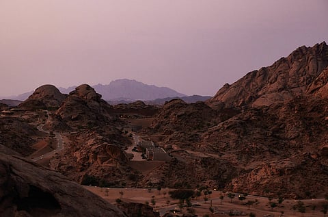 Desert Rock at The Red Sea, Saudi