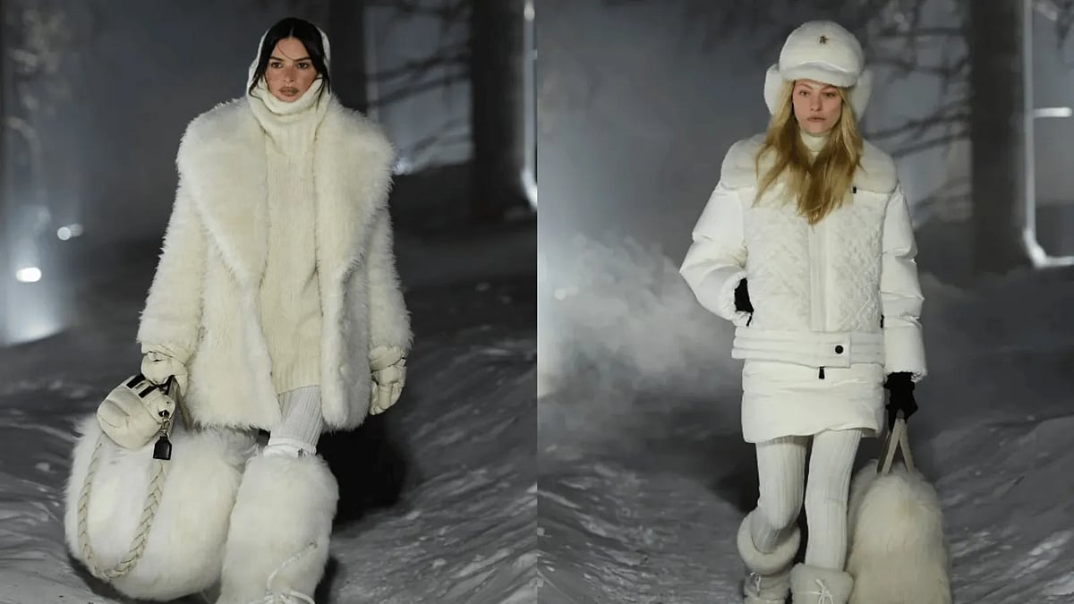 服/ファッション MONCLER モンクレール グルノーブル 2026年秋冬コレクション開催。舞台はスノー