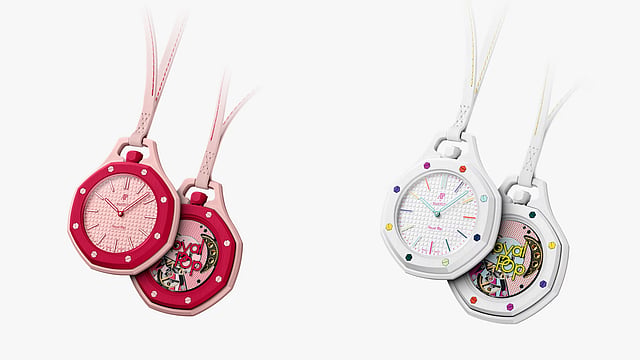 Audemars Piguet x Swatch Royal Pop: Bioceramic Pocket Watch Collection ...