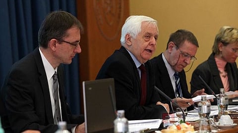 VYHLÁSENIE: Vicepremiér Rudolf Chmel.