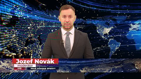 Jozef Novák, moderátor Roma Television