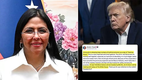 Trump žiada 100 mld. do ropy v Venezuele. Rodríguezová chce ísť do USA