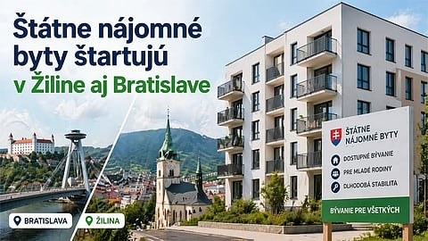 Štátne nájomné byty štartujú v Žiline aj Bratislave