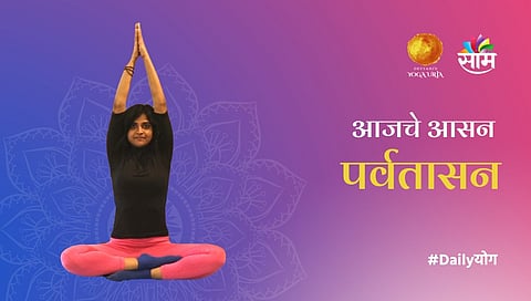 योगाभ्यास...पर्वतासन