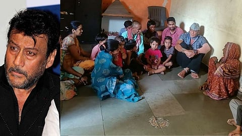 Jackie Shroff arrives directly at Chandkheda in Mawla to comfort the his staff