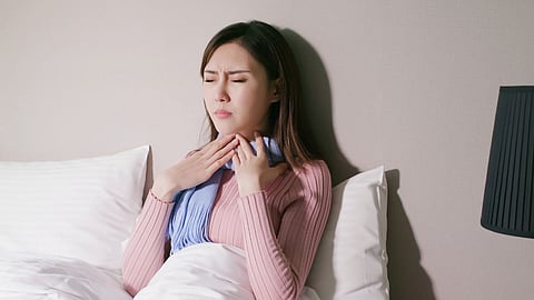 Throat infection in Marathi, health issue, causes of a sore throat