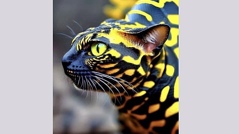 Snake Cat Photo