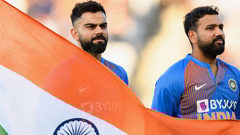 virat kohli with rohit sharma