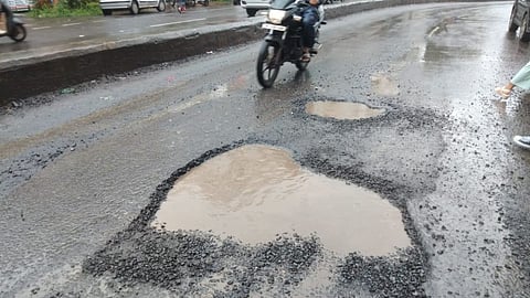 Pothole file photo