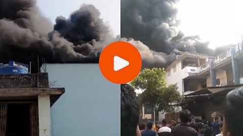 Bhiwandi Plastic Company Fire