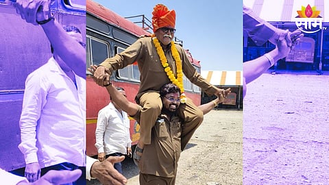 बाप नसूनही बापासारखा आदर! एसटीतल्या या अनोख्या नात्याची राज्यभर चर्चा..