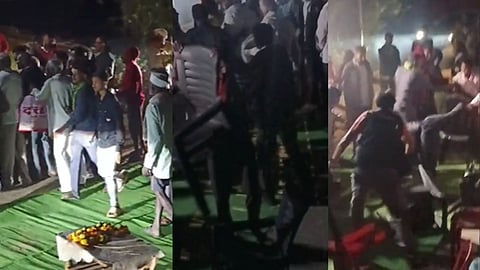 Congress BJP Party Worker Rada