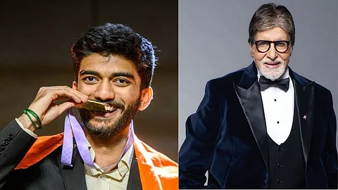 amitabh bachchan congrats to gukesh d world champion in chess