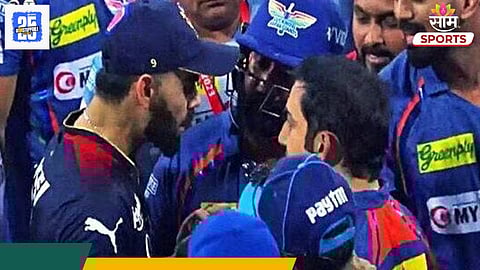 virat kohli and gautam gambhir